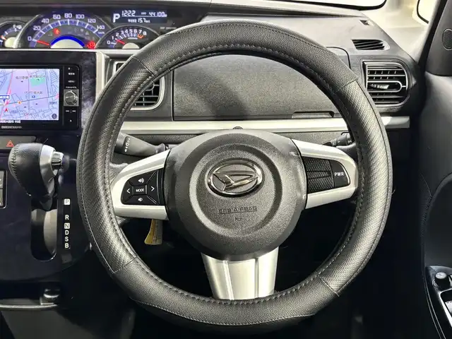 ダイハツ タント カスタムRS トップED LTD SAⅢ 大阪府 2018(平30)年 4.5万km ブラックマイカメタリック 純正ナビ(フルセグ/DVD再生/Bluetooth) 360カメラ ETC 両側パワースライドドア ハーフレザー シートヒーター 衝突軽減 オートハイビーム スマートキー プッシュスタート