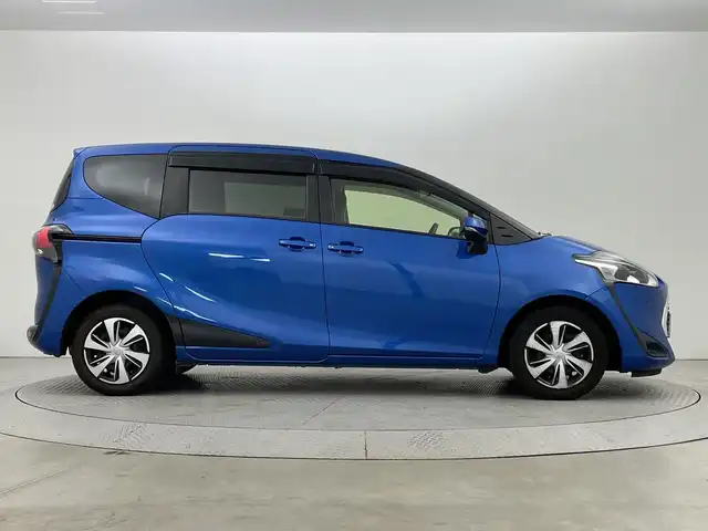トヨタ シエンタ G クエロ 新潟県 2019(令1)年 4万km コバルトブルーメタリック トヨタセーフティセンス/社外SDナビ/　　CD/DVD/AM/FM/BT/フルセグ/アラウンドビューモニター/両側パワースライドドア/LEDオートライト/ハーフレザーシート/前席シートヒーター/アイドリングストップ/ステアリングヒーター/ステアリングスイッチ/フロアマット/ドアバイザー/ドライブレコーダー/スマートキー/ETC