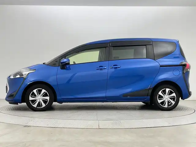 トヨタ シエンタ G クエロ 新潟県 2019(令1)年 4万km コバルトブルーメタリック トヨタセーフティセンス/社外SDナビ/　　CD/DVD/AM/FM/BT/フルセグ/アラウンドビューモニター/両側パワースライドドア/LEDオートライト/ハーフレザーシート/前席シートヒーター/アイドリングストップ/ステアリングヒーター/ステアリングスイッチ/フロアマット/ドアバイザー/ドライブレコーダー/スマートキー/ETC