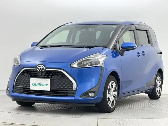 トヨタ シエンタ G クエロ 新潟県 2019(令1)年 4万km コバルトブルーメタリック トヨタセーフティセンス/社外SDナビ/　　CD/DVD/AM/FM/BT/フルセグ/アラウンドビューモニター/両側パワースライドドア/LEDオートライト/ハーフレザーシート/前席シートヒーター/アイドリングストップ/ステアリングヒーター/ステアリングスイッチ/フロアマット/ドアバイザー/ドライブレコーダー/スマートキー/ETC