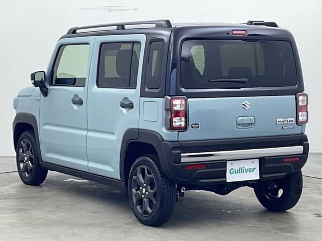 スズキ ハスラー タフワイルド・ターボ 秋田県 2025(令7)年 0.3万km オフブルーメタリック/ブラック 2トーン ４ＷＤ/純正メモリナビ/　(CD/DVD/フルセグTV/Bluetooth)/全方位カメラ/スズキセーフティサポート/レーダークルーズコントロール/スノーモード/グリップコントロール/ヒルディセントコントロール/シートヒーター/ミラーヒーター/パドルシフト/オートライト/LEDヘッドライト/純正フロアマット/プッシュスタート/スマートキー/スペアキー/取扱説明書/保証書