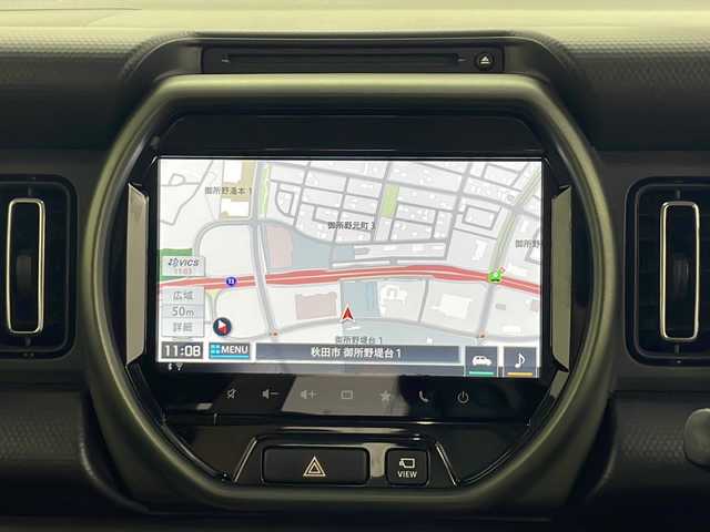スズキ ハスラー タフワイルド・ターボ 秋田県 2025(令7)年 0.3万km オフブルーメタリック/ブラック 2トーン ４ＷＤ/純正メモリナビ/　(CD/DVD/フルセグTV/Bluetooth)/全方位カメラ/スズキセーフティサポート/レーダークルーズコントロール/スノーモード/グリップコントロール/ヒルディセントコントロール/シートヒーター/ミラーヒーター/パドルシフト/オートライト/LEDヘッドライト/純正フロアマット/プッシュスタート/スマートキー/スペアキー/取扱説明書/保証書
