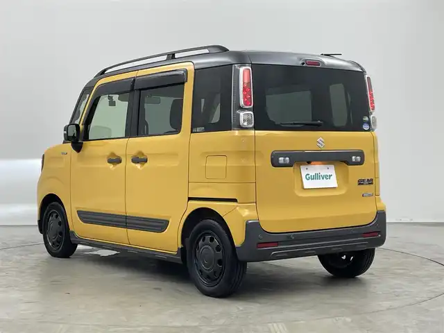 スズキ スペーシア ギア HYBRID XZターボ 埼玉県 2020(令2)年 4.6万km アクティブイエロー/ガンメタリック2トーン 社外ディスプレイオーディオ/バックカメラ/スズキセーフティサポート/デュアルカメラブレーキサポート/レーンキープアシスト/レーダークルーズコントロール/クリアランスソナー /パドルシフト/両側パワースライドドア/サーキュレーター/ドライブレコーダー/シートヒーター/LEDオートライト/ETC