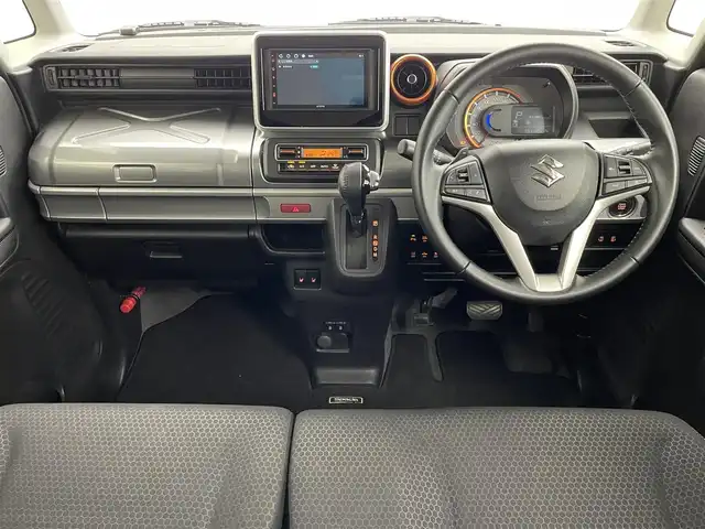 スズキ スペーシア ギア HYBRID XZターボ 埼玉県 2020(令2)年 4.6万km アクティブイエロー/ガンメタリック2トーン 社外ディスプレイオーディオ/バックカメラ/スズキセーフティサポート/デュアルカメラブレーキサポート/レーンキープアシスト/レーダークルーズコントロール/クリアランスソナー /パドルシフト/両側パワースライドドア/サーキュレーター/ドライブレコーダー/シートヒーター/LEDオートライト/ETC