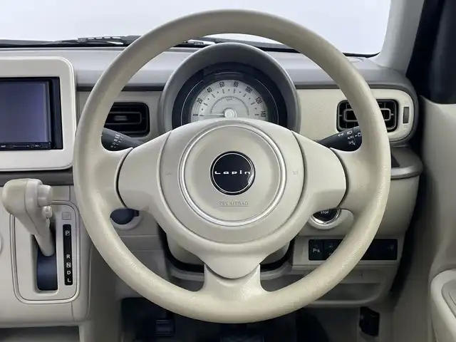 スズキ ラパン G 新潟県 2022(令4)年 0.9万km ピュアホワイトP 社外メモリナビ/(BT/FM/AM/ワンセグTV)/シートヒーター/ドライブレコーダー/ヘッドライトレベライザー/ドアバイザー/レーンキープアシスト/スペアキー/純正フロアマット