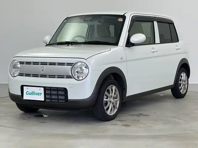 スズキ ラパン G 新潟県 2022(令4)年 0.9万km ピュアホワイトP 社外メモリナビ/(BT/FM/AM/ワンセグTV)/シートヒーター/ドライブレコーダー/ヘッドライトレベライザー/ドアバイザー/レーンキープアシスト/スペアキー/純正フロアマット
