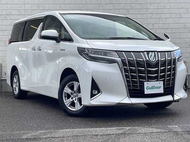 トヨタ アルファードハイブリット X 福島県 2021(令3)年 2.9万km ホワイトパールクリスタルシャイン 4WD 純正ディスプレイオーディオ Bluetooth バックカメラ 両側パワースライドドア トヨタセーフティセンス クルーズコントロール ETC LEDヘッドライト バックソナー スマートキー