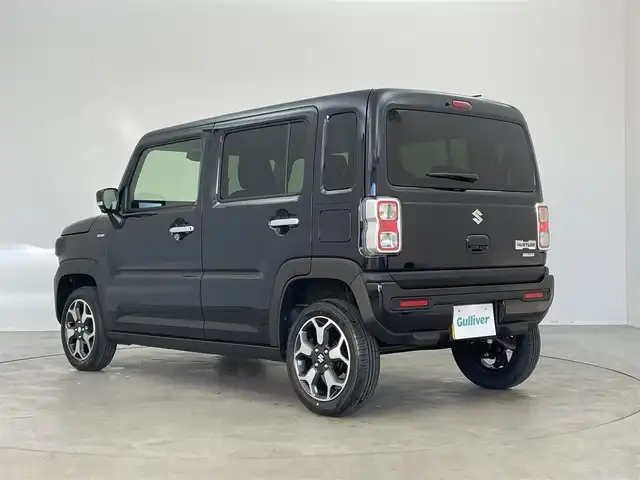 スズキ ハスラー HYBRID X 埼玉県 2025(令7)年 0.1千km ブルーイッシュブラックパール3 登録済未使用車　純正９インチディスプレイオーディオ　全方位モニター　セーフティサポート　レーダークルーズコントロール　シートヒーター　純正アルミホイール　スマートキー　オートハイビーム　ＬＥＤライト