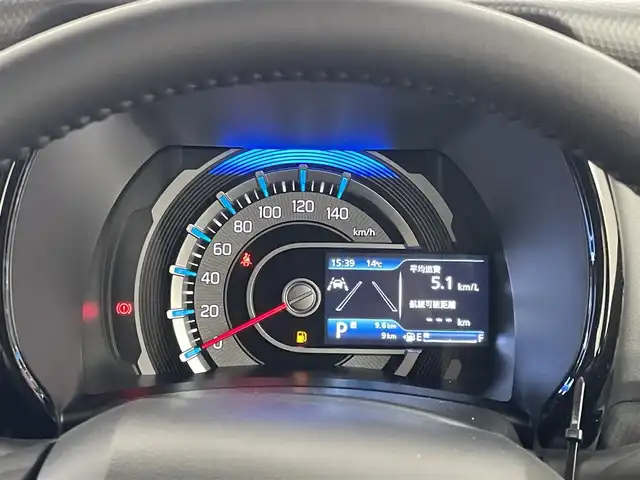 スズキ ハスラー HYBRID X 埼玉県 2025(令7)年 0.1千km ブルーイッシュブラックパール3 登録済未使用車　純正９インチディスプレイオーディオ　全方位モニター　セーフティサポート　レーダークルーズコントロール　シートヒーター　純正アルミホイール　スマートキー　オートハイビーム　ＬＥＤライト