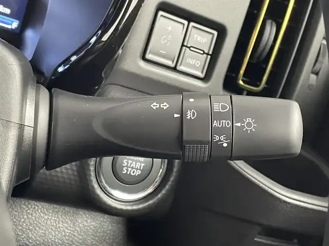 スズキ ハスラー HYBRID X 埼玉県 2025(令7)年 0.1千km ブルーイッシュブラックパール3 登録済未使用車　純正９インチディスプレイオーディオ　全方位モニター　セーフティサポート　レーダークルーズコントロール　シートヒーター　純正アルミホイール　スマートキー　オートハイビーム　ＬＥＤライト