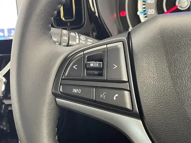 スズキ ハスラー HYBRID X 埼玉県 2025(令7)年 0.1千km ブルーイッシュブラックパール3 登録済未使用車　純正９インチディスプレイオーディオ　全方位モニター　セーフティサポート　レーダークルーズコントロール　シートヒーター　純正アルミホイール　スマートキー　オートハイビーム　ＬＥＤライト