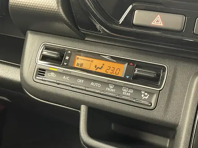 スズキ ハスラー HYBRID X 埼玉県 2025(令7)年 0.1千km ブルーイッシュブラックパール3 登録済未使用車　純正９インチディスプレイオーディオ　全方位モニター　セーフティサポート　レーダークルーズコントロール　シートヒーター　純正アルミホイール　スマートキー　オートハイビーム　ＬＥＤライト