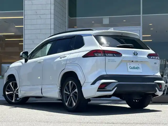 トヨタ カローラ クロス ハイブリッド Z 兵庫県 2022(令4)年 5.2万km プラチナホワイトパールマイカ 純正ディスプレイオーディオ ナビ機能あり/全方位カメラ/トヨタセーフティーセンス/前後社外ドライブレコーダー/ETC2.0/前席シートヒーター/運転席パワーシート/LEDヘッドライト/オートハイビーム/モデリスタエアロ/純正フロアマット/純正ドアバイザー
