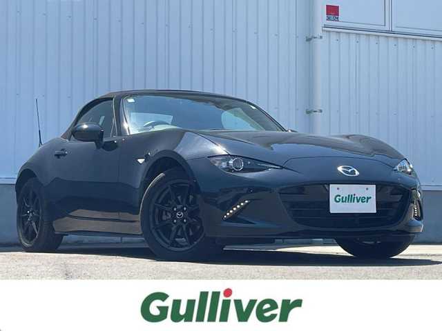 マツダ ロードスター S スペシャルパッケージ 愛媛県 2018(平30)年 3.7万km ジェットブラックマイカ 純正ナビ（Bluetooth/CD/DVD/フルセグTV)/ETC/シートヒーター/USB入力端子/クルーズコントロール/衝突被害軽減ブレーキ/ブラインドスポットモニター/アクセサリーランプ/ソフトトップ/純正16インチアルミホイール/フロアマット/ABS/道路標識認識機能/パーキングセンサー/横滑り防止装置/レーンキープアシスト/プッシュスタート/スマートキ