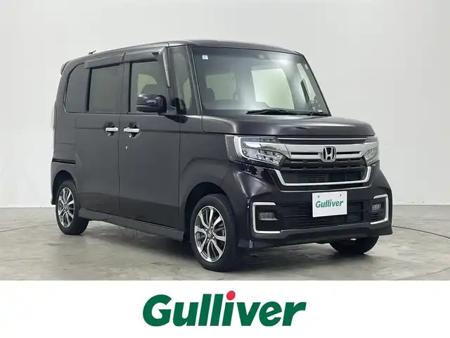 ホンダ Ｎ ＢＯＸ カスタム EX 埼玉県 2021(令3)年 3.4万km プレミアムベルベットパープル・パール 社外7インチナビ/ CD DVD フルセグTV Bluetooth/バックカメラ/ホンダセンシング/衝突軽減ブレーキ/レーンキープアシスト/誤発進抑制機能/アクティブクルーズコントロール/両側パワースライドドア/シートヒーター/LEDオートライト/スマートキー