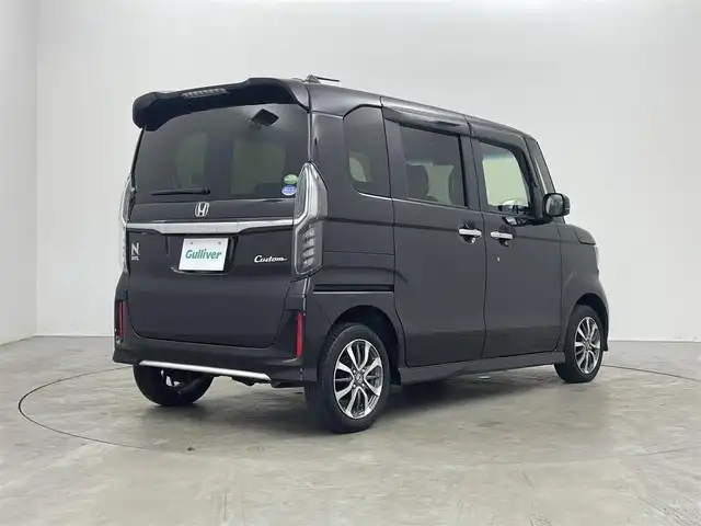 ホンダ Ｎ ＢＯＸ カスタム EX 埼玉県 2021(令3)年 3.4万km プレミアムベルベットパープル・パール 社外7インチナビ/ CD DVD フルセグTV Bluetooth/バックカメラ/ホンダセンシング/衝突軽減ブレーキ/レーンキープアシスト/誤発進抑制機能/アクティブクルーズコントロール/両側パワースライドドア/シートヒーター/LEDオートライト/スマートキー