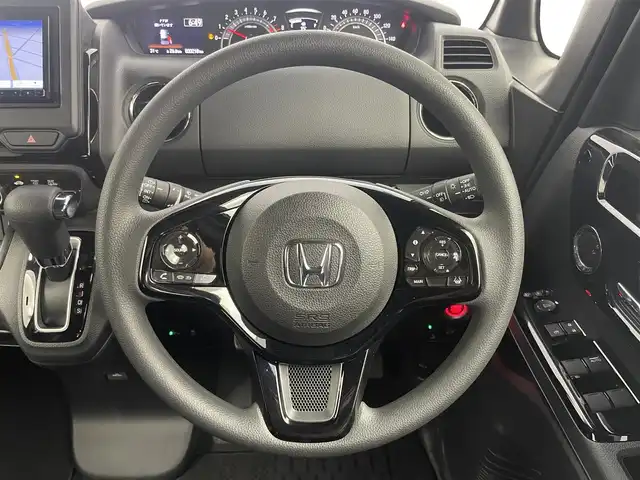 ホンダ Ｎ ＢＯＸ カスタム EX 埼玉県 2021(令3)年 3.4万km プレミアムベルベットパープル・パール 社外7インチナビ/ CD DVD フルセグTV Bluetooth/バックカメラ/ホンダセンシング/衝突軽減ブレーキ/レーンキープアシスト/誤発進抑制機能/アクティブクルーズコントロール/両側パワースライドドア/シートヒーター/LEDオートライト/スマートキー