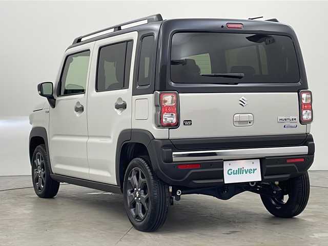 スズキ ハスラー タフワイルド・ターボ 秋田県 2025(令7)年 0.1万km パール 4WD/デュアルカメラブレーキサポート　/パドルシフト　/レーダークルーズコントロール　/レーンキープアシスト/横滑り防止装置/アイドリングストップ/コーナーセンサー/ダウンヒルアシストコントロール/スノーモード/ワンオーナー　/前席シートヒーター　/純正フロアマット　/LEDヘッドライト　/フォグランプ　/純正アルミホイール　/ターボ/スマートキー/スペアキー