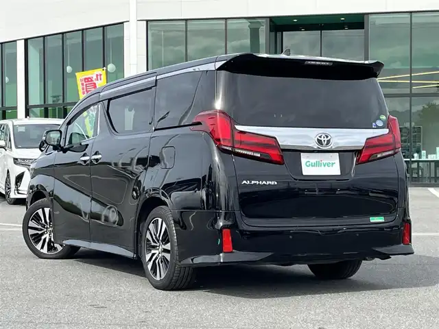 トヨタ アルファード S Cパッケージ 奈良県 2018(平30)年 3.4万km ブラック ALPINE11インチナビ/（フルセグ/BT/CD/DVD）/ALPINE12.8インチフリップダウンモニター/レーダークルーズコントロール/バックカメラ/前後コーナーセンサー/プリクラッシュセーフティ/レーンキープアシスト/パワーバックドア/両側パワースライドドア/レザーシート/運転席メモリーシート/全席パワーシート/前席シートヒーター/前席エアーシート/ステアリングヒーター/後席サンシェード/デジタルインナーミラー/ETC/純正18インチAW/保証書/取り扱い説明書