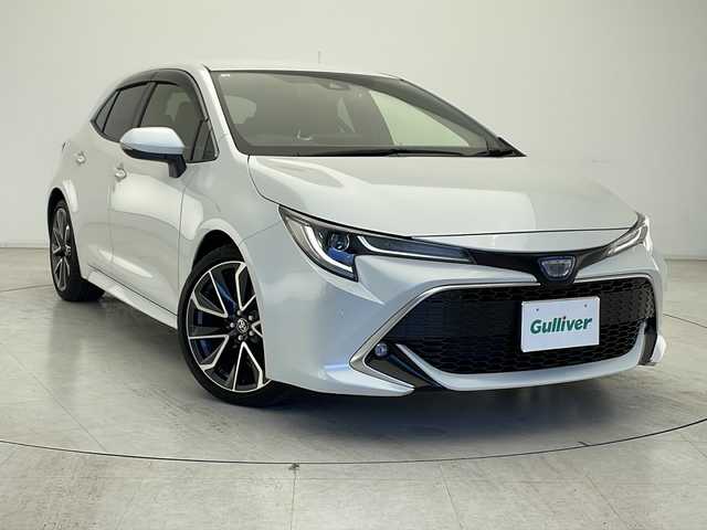 トヨタ カローラ スポーツ ハイブリッドG Z 千葉県 2021(令3)年 1.7万km プラチナホワイトパールマイカ 衝突軽減ブレーキ/レーンキープアシスト/レーダークルーズコントロール/コーナーセンサー/純正メモリナビゲーション/ETC/バックカメラ/純正ドライブレコーダー/ハーフレザーシート/前席シートヒーター/LEDヘッドライト/オートライト/オートハイビーム/純正18インチアルミホイール/プッシュスタート/スマートキー