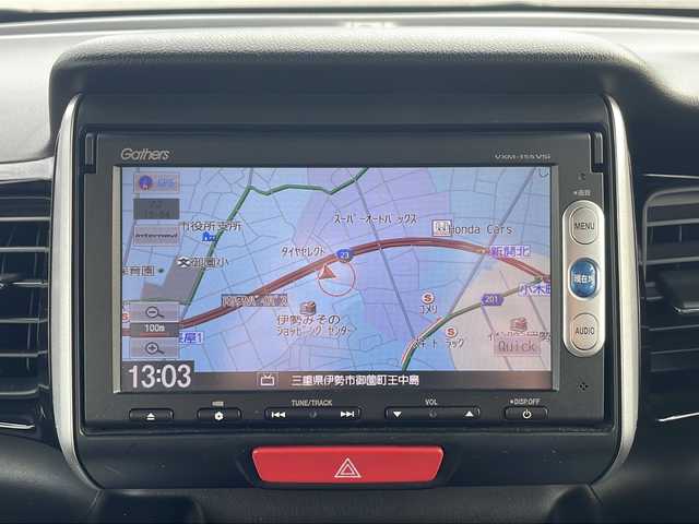 ホンダ Ｎ ＢＯＸ カスタム G Lパッケージ 三重県 2015(平27)年 8.3万km スマートブラック 純正7型ナビ/片側パワースライドドア/バックカメラ/社外前後ドラレコ/スペアキー/ベンチシート/チップアップシート/オートライト/フォグライト/純正AW/電動格納ミラー/禁煙車