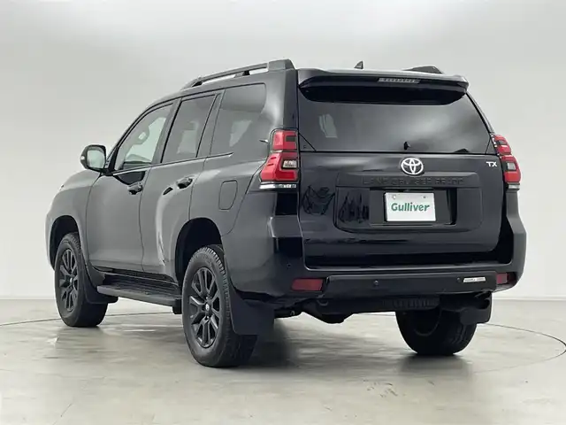 トヨタ ランドクルーザー プラド TX Lパッケージ マットブラED 群馬県 2023(令5)年 1.8万km アティチュードブラックマイカ チルト＆スライド電動ムーンルーフ（挟み込み防止機能付き）/ブラインドスポットモニター＋リヤクロストラフィックアラート/マルチテレインモニター/パノラミックビューモニター/ルーフレール/T-ConnectSDナビ/・Bluetooth/Miracast/AM/FM/USB/―――――――――――――――――/トヨタセーフティセンス/・プリクラッシュセーフティ/・レーンディパーチャーアラート/・オートマチックハイビーム/・レーダークルーズコントロール/・ロードサインアシスト/パーキングサポートブレーキ/シートヒーター/シートベンチレーション/D+N席パワーシート/前後ドライブレコーダー/カバー付サイドステップ/LEDヘッドライト/ステアリングスイッチ/プッシュスタート