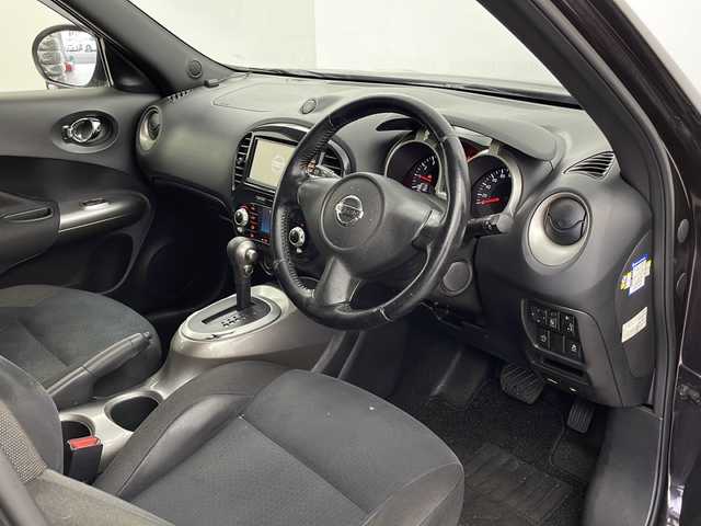 日産 ジューク 15RX タイプV 栃木県 2014(平26)年 12.3万km ナイトベールパープル 純正メーカーナビ/（BT/AM/FM/フルセグ/CD/DVD）/横滑り防止/プッシュスタート/スマートキー/電動格納ミラー