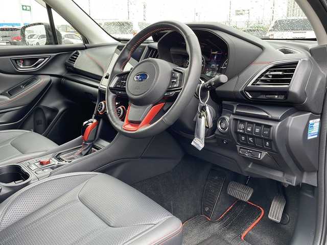スバル フォレスター ハイブリッド X－ブレイク 新潟県 2022(令4)年 6.2万km マグネタイトグレーメタリック 4WD/社外メモリナビ(CN-FX800D)/CD/DVD/BD/BT/フルセグテレビ/SDミュージックサーバー/フロント/サイド/バックカメラ/ETC/ドライブレコーダー/衝突被害軽減ブレーキ/レーンキープアシスト/レーダークルーズコントロール/革シート/パワーシート/シートヒーター /ステアリングヒーター/ステアリングスイッチ/パワーバックドア/コーナーセンサー/スマートキー/プッシュスタート/LEDヘッドライト/オートライト/フォグランプ/純正17インチアルミホイール/純正17インチAW夏タイヤ車載