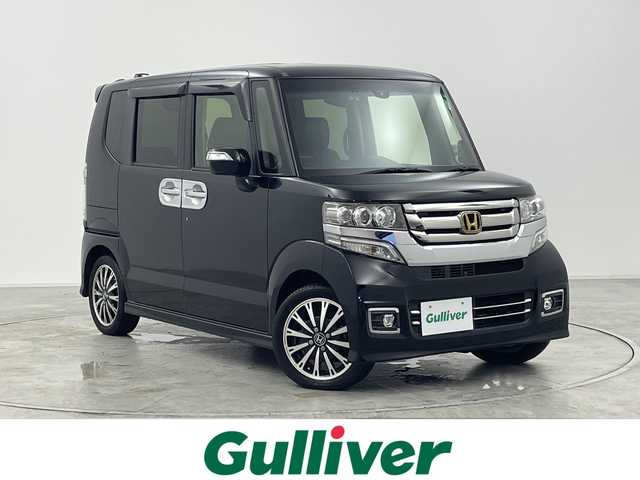 ホンダ Ｎ ＢＯＸ カスタム G ターボ Lパッケージ 群馬県 2017(平29)年 3.9万km クリスタルブラックパール ナビ　バックカメラ　両側電動スライドドア　衝突被害軽減ブレーキ　フルセグＴＶ　パドルシフト　ビルトインＥＴＣ　クルーズコントロール　オートライト　ドライブレコーダー　ステアリングリモコン　スマートキー