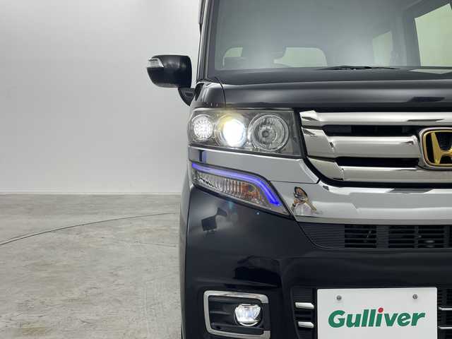 ホンダ Ｎ ＢＯＸ カスタム G ターボ Lパッケージ 群馬県 2017(平29)年 3.9万km クリスタルブラックパール ナビ　バックカメラ　両側電動スライドドア　衝突被害軽減ブレーキ　フルセグＴＶ　パドルシフト　ビルトインＥＴＣ　クルーズコントロール　オートライト　ドライブレコーダー　ステアリングリモコン　スマートキー