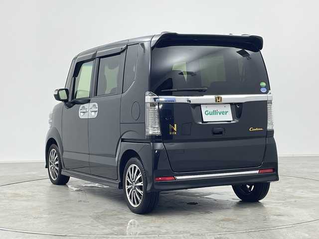 ホンダ Ｎ ＢＯＸ カスタム G ターボ Lパッケージ 群馬県 2017(平29)年 3.9万km クリスタルブラックパール ナビ　バックカメラ　両側電動スライドドア　衝突被害軽減ブレーキ　フルセグＴＶ　パドルシフト　ビルトインＥＴＣ　クルーズコントロール　オートライト　ドライブレコーダー　ステアリングリモコン　スマートキー