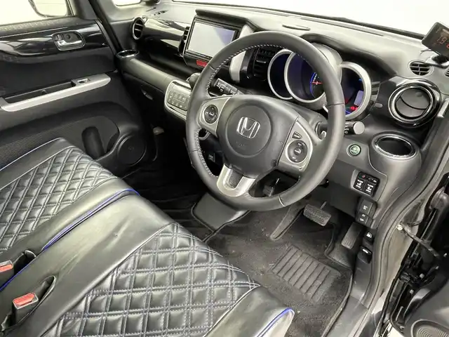 ホンダ Ｎ ＢＯＸ カスタム G ターボ Lパッケージ 群馬県 2017(平29)年 3.9万km クリスタルブラックパール ナビ　バックカメラ　両側電動スライドドア　衝突被害軽減ブレーキ　フルセグＴＶ　パドルシフト　ビルトインＥＴＣ　クルーズコントロール　オートライト　ドライブレコーダー　ステアリングリモコン　スマートキー