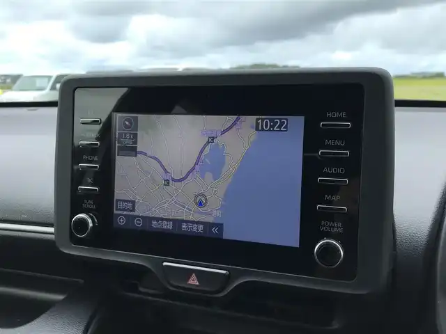 トヨタ ヤリス ハイブリッド X 鳥取県 2021(令3)年 4.9万km シルバーM 純正ナビ/BT/Miracast/USB/バックカメラ/ETC/トヨタセーフティセンス/レーンキープアシスト/レーダークルーズコントロール/前後クリアランスソナー/ドライブレコーダー/オートハイビーム/フロアマット/ドアバイザー/スペアキー