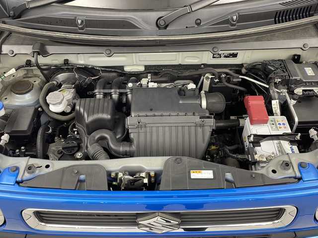 スズキ ハスラー HYBRID G 岐阜県 2021(令3)年 9万km ブリスクブルーメタリック/ホワイト2トーンルーフ 社外SDナビ/　(AM/FM/CD/DVD/Bluetooth)/バックカメラ/衝突軽減ブレーキ/レーンキープアシスト/コーナーセンサー/ETC/社外フロアマット/シートヒーター/オートライト/スマートキー