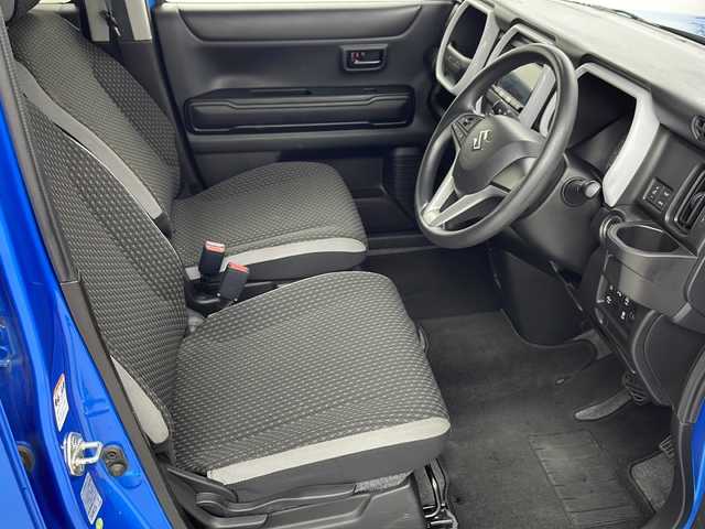 スズキ ハスラー HYBRID G 岐阜県 2021(令3)年 9万km ブリスクブルーメタリック/ホワイト2トーンルーフ 社外SDナビ/　(AM/FM/CD/DVD/Bluetooth)/バックカメラ/衝突軽減ブレーキ/レーンキープアシスト/コーナーセンサー/ETC/社外フロアマット/シートヒーター/オートライト/スマートキー