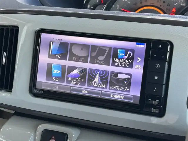 ダイハツ ムーヴ キャンバス G メイクアップ リミテッド　SAⅢ 静岡県 2019(令1)年 3.9万km パールホワイトⅢ/ナチュラルベージュマイカメタリック 2トーン スマートアシストIII/純正SDナビ/   （AM/FM/CD/DVD/Bluetooth/SD)/フルセグTV/ドライブレコーダー/バックカメラ/ETC/両側パワースライドドア/LEDヘッドライト/フロントフォグランプ/スマートキー×2本/プッシュスタート/ベンチシート/ドアバイザー/ワンオーナー/アラウンドビューモニター