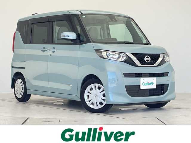 日産 ルークス X 愛知県 2021(令3)年 4.8万km ソーダブルーM エマージェンシーブレーキ/快適パックA/純正9型ナビ　SDカードなし/全方位カメラ/バックカメラ/パワースライドドア/コーナーセンサー/LEDヘッドライト/オートライト/ドライブレコーダー/ETC/衝突軽減システム/フルセグ/CD DVD/Bluetooth/ステアリングスイッチ/スマートキー/プッシュスタート