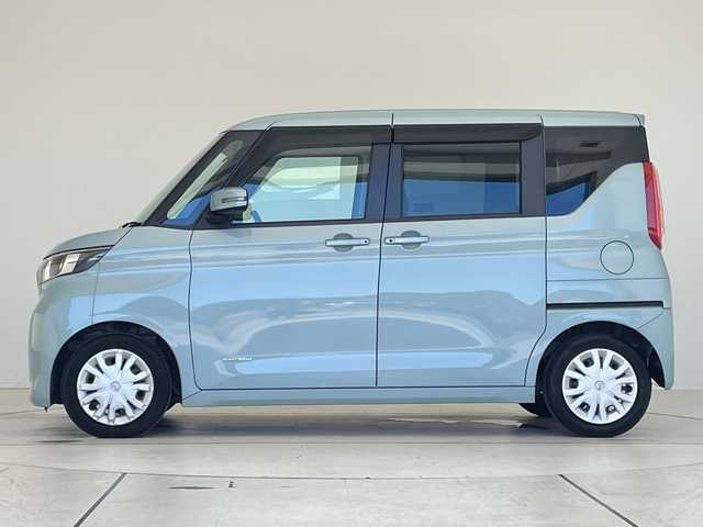 日産 ルークス X 愛知県 2021(令3)年 4.8万km ソーダブルーM エマージェンシーブレーキ/快適パックA/純正9型ナビ　SDカードなし/全方位カメラ/バックカメラ/パワースライドドア/コーナーセンサー/LEDヘッドライト/オートライト/ドライブレコーダー/ETC/衝突軽減システム/フルセグ/CD DVD/Bluetooth/ステアリングスイッチ/スマートキー/プッシュスタート