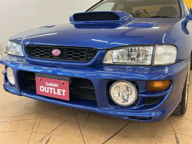 スバル インプレッサ GC8 フロントグリル STI ブルー-