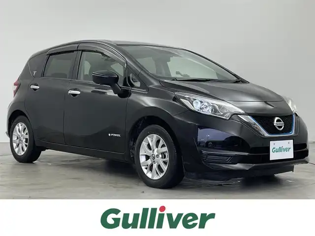 日産 ノート e－パワー X Vセレクション 埼玉県 2019(令1)年 2.1万km スーパーブラック 純正ナビ/（AM/FM/CD/DVD/BT)/フルセグTV/アラウンドビューモニター/バックカメラ/エマージェンシーブレーキ/レーンキープアシスト/横滑り防止装置/ETC/デジタルインナーミラー/LEDヘッドライト/スマートキー /プッシュスタート/純正ドライブレコーダー/純正１５インチアルミホイール/純正フロアマット/取り扱い説明書