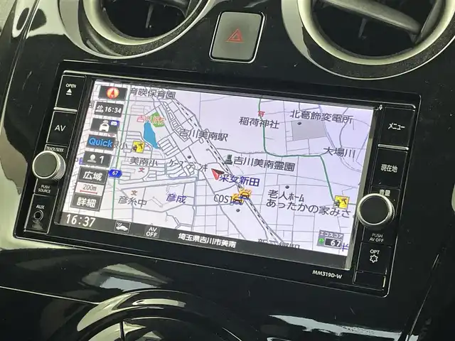 日産 ノート e－パワー X Vセレクション 埼玉県 2019(令1)年 2.1万km スーパーブラック 純正ナビ/（AM/FM/CD/DVD/BT)/フルセグTV/アラウンドビューモニター/バックカメラ/エマージェンシーブレーキ/レーンキープアシスト/横滑り防止装置/ETC/デジタルインナーミラー/LEDヘッドライト/スマートキー /プッシュスタート/純正ドライブレコーダー/純正１５インチアルミホイール/純正フロアマット/取り扱い説明書