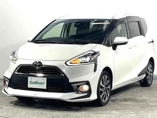 トヨタ シエンタ G クエロ 大阪府 2018(平30)年 2万km ホワイトパールクリスタルシャイン モデリスタエアロ 純正ナビ(地デジ/CD再生/Bluetooth) バックカメラ ETC 衝突軽減 トヨタセーフティセンス 両側パワースライドドア ハーフレザー スマートキー Pスタート