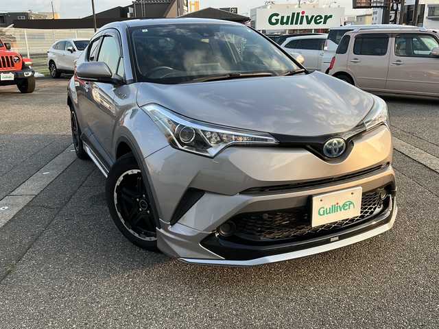 トヨタ Ｃ－ＨＲ S 富山県 2017(平29)年 8.1万km メタルストリームM スマートキー（２本）/純正メモリナビ（NSZT-Y66T）/フルセグTV/Bluetooth/ビルトインETC2.0/バックカメラ/純正フロアマット/純正ドアバイザー/横滑り防止装置/ACC/電動Pブレーキ/電動格納ウィンカーミラー/前ドライブレコーダー（DRT-H66A）/オートライト/オートハイビーム/モデリスタエアロ/保証書/取扱説明書/ナビ取扱説明書/ドラレコ取扱説明書