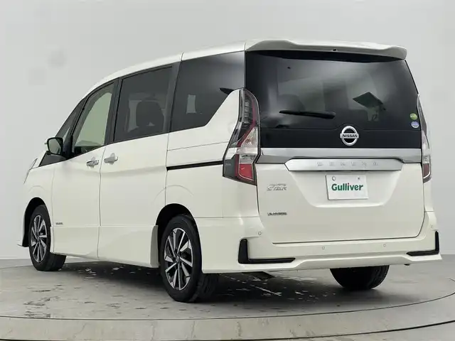 日産 セレナ ハイウェイスター V 熊本県 2021(令3)年 2.3万km ブリリアントホワイトパール 純正ナビ/フルセグ/DVD/Bluetooth/アラウンドビューカメラ/エマージェンシーブレーキ/ETC/両側パワスラ/オートLEDライト/前後コーナーセンサー/USB差込口/純正フロアマット/スマートキー