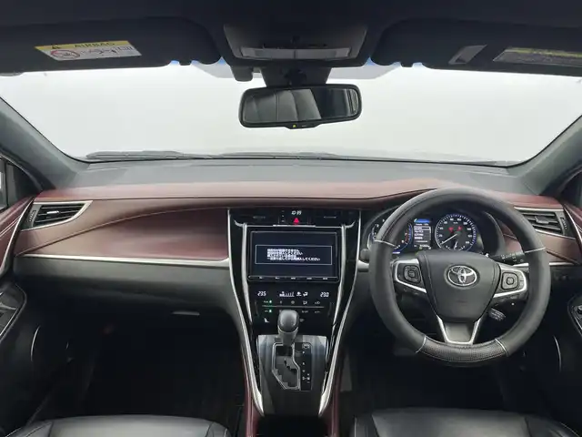 トヨタ ハリアー プレミアム 富山県 2017(平29)年 5.2万km スパークリングブラックパールクリスタルシャイン 純正9インチメモリナビ/フルセグTV/Bluetooth/バックカメラ/ETC/パワーバックドア/パワーシート/ハーフレザーシート/レーダークルーズコントロール/トヨタセーフティセンス/純正18インチアルミ/3眼LEDヘッドライト/オートハイビーム/オートライト/LEDフォグ/純正フロアマット/スマートキー/プッシュスタート