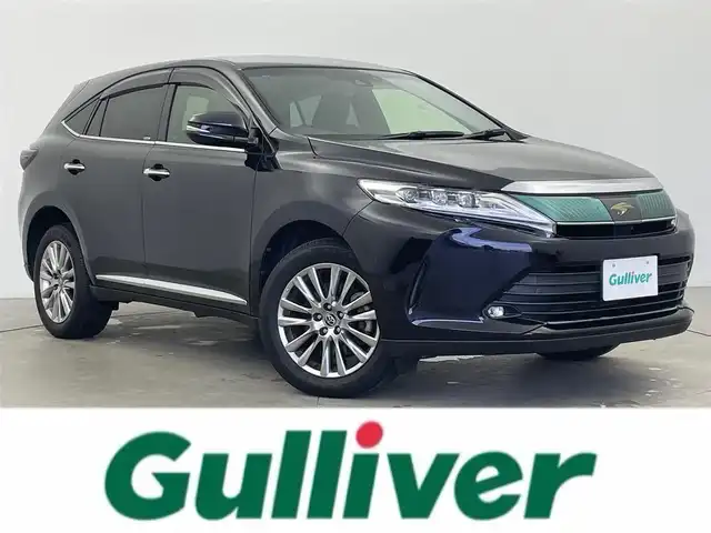 トヨタ ハリアー プレミアム 富山県 2017(平29)年 5.2万km スパークリングブラックパールクリスタルシャイン 純正9インチメモリナビ/フルセグTV/Bluetooth/バックカメラ/ETC/パワーバックドア/パワーシート/ハーフレザーシート/レーダークルーズコントロール/トヨタセーフティセンス/純正18インチアルミ/3眼LEDヘッドライト/オートハイビーム/オートライト/LEDフォグ/純正フロアマット/スマートキー/プッシュスタート