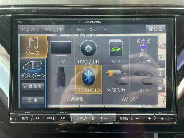 トヨタ ヴェルファイア Z Gエディション 熊本県 2016(平28)年 13.2万km ブラック ワンオーナー/アルパイン製ナビ/（CD・DVD・フルセグTV・BTオーディオ・SD）/バックカメラ/ビルトインETC/アルパイン製フリップダウンモニター（RSA10S-L）/純正18インチAW/クルーズコントロール/両側パワースライドドア/パワーバックドア/ハーフレザーシート/前席パワーシート・右前席シートメモリー/LEDヘッドライト/オートライト/フォグライト/ステアリングヒーター/前後コーナーセンサー/横滑り防止装置/ウィンカーミラー/純正フロアマット/純正ドアバイザー/新車保証書/取扱説明書/スマートスペアキー×1本