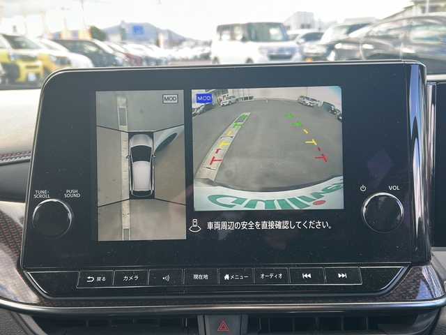 日産 オーラ ニスモ 香川県 2023(令5)年 4.7万km ピュアホワイトパール / スーパーブラック 2トーン 純正メーカーOP9インチワイドディスプレイ（フルセグTV/BT)/アラウンドビューモニター/ブラインドスポットモニター/デジタルインナーミラー/メーカーOPワイヤレス充電/車線逸脱防止支援/ルート減速支援/標識検知支援/ハンドル支援/速度標識表示/制限速度支援/後退時車両検知警報/ふらつき警報/トレースコントロール/パーソナルディスプレイ/プロパイロット/ドライブレコーダー/コーナーセンサー/ビルトインETC2.0/LEDヘッドライト/オートライト/スペアキー