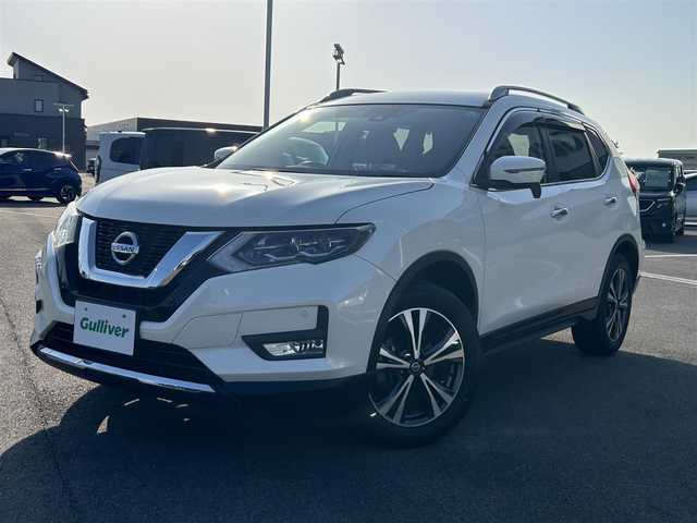 日産 エクストレイル 20X 奈良県 2017(平29)年 5.1万km ブリリアントホワイトパール 電動リアゲート/純正ナビ(ワンセグTV/AM・FM/CD/DVD/AUX/BT)/ビルトインETC/プッシュスタート/スマートキー/合皮シート/オートライト/LEDヘッドライト/ルーフレール/ドアバイザー/前後コーナーセンサー/純正フロアマット/純正18インチアルミホイール