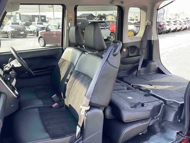 ダイハツ タント カスタムX トップED LTD SAⅢ 富山県 2018(平30)年 1.8万km ファイアークォーツレッドM 社外ナビ/ＣＤ・ＤＶＤ・Bluetooth/全方位カメラ/バックカメラ/ワンセグTV/純正スピーカー/両側パワースライドドア/アイドリングストップ/衝突軽減ブレーキ/シートヒーター/ベンチシート/純正フロアマット/オートライト/ＥＴＣ/スマートキー/純正14インチＡＷ/LEDヘッドライト/保証書/取扱説明書